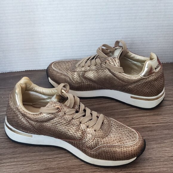 Mexx sneakers women's size 5 gold colour - Picture 2 of 14